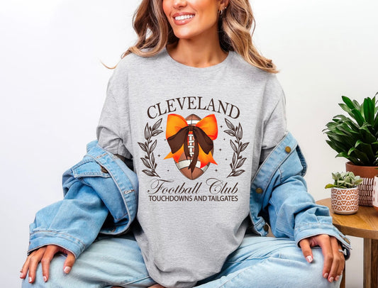 Football Teams Bow Graphic Tee