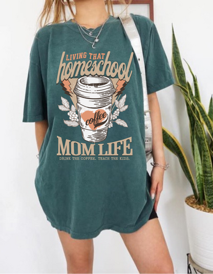 Homeschool mom life Graphic Tee