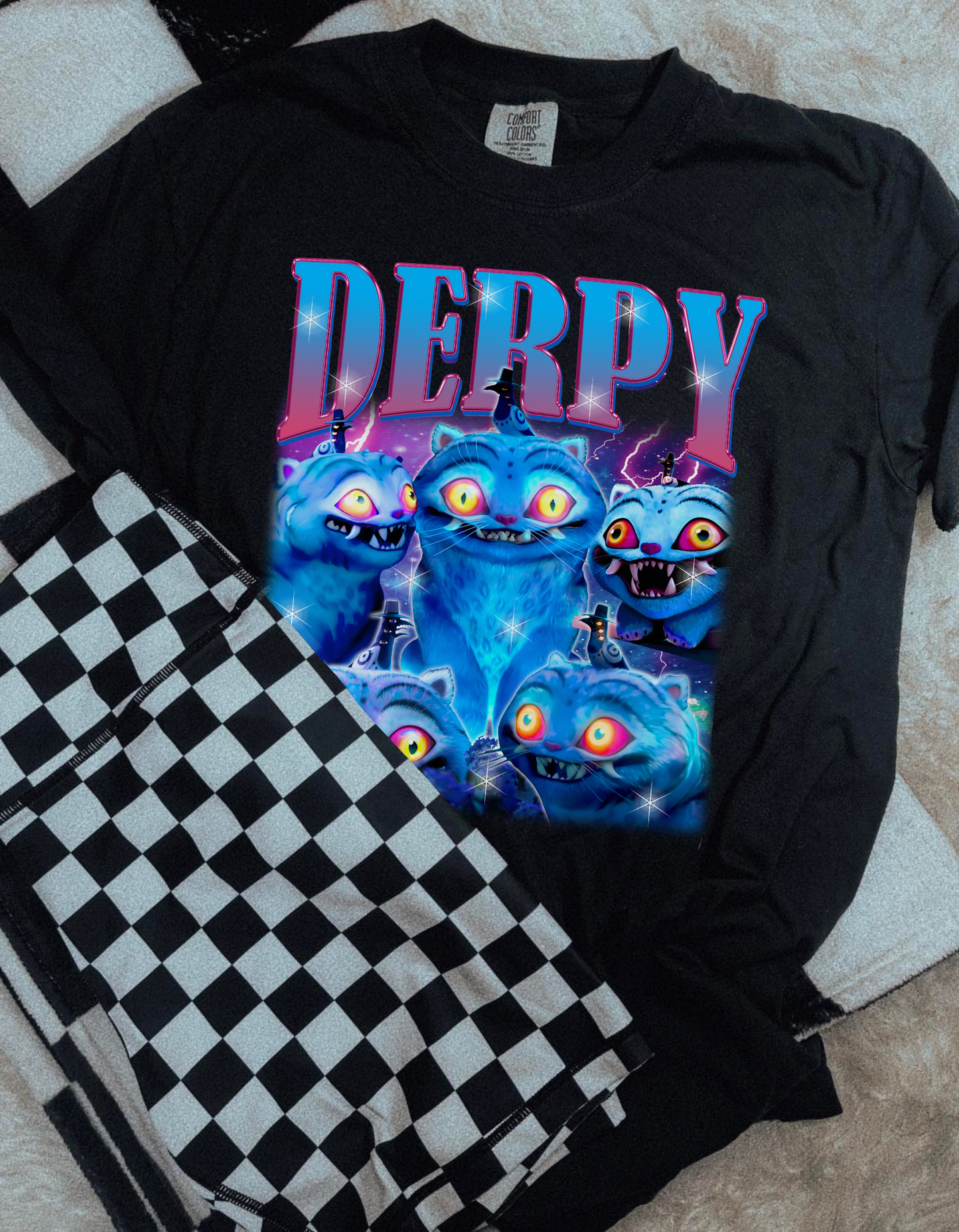 Derpy K-pop demon hunters graphic tee
