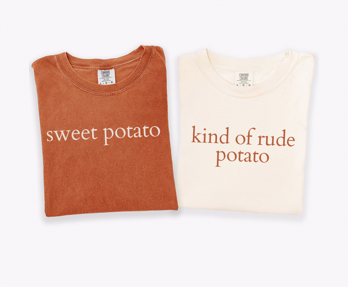Sweet potato Couples thanksgiving Tshirt
