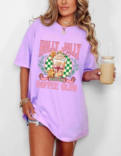 Holly Jolly Coffee Club Graphic Tee