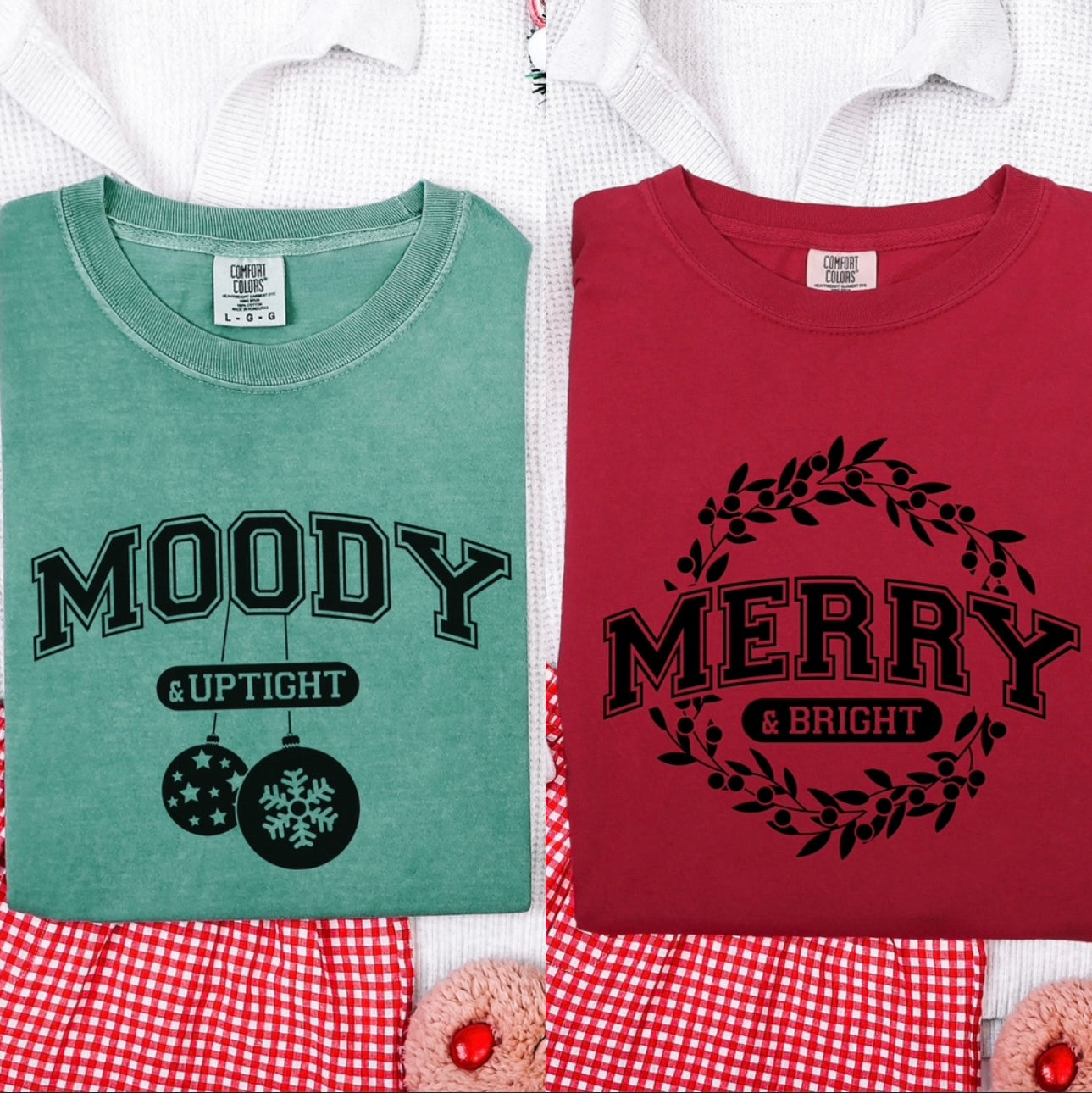 Moody & Merry Couples Tshirt