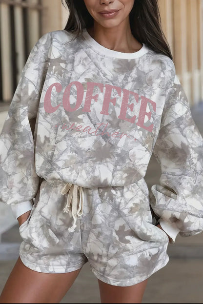 Coffee Weather Camo Lounge Set