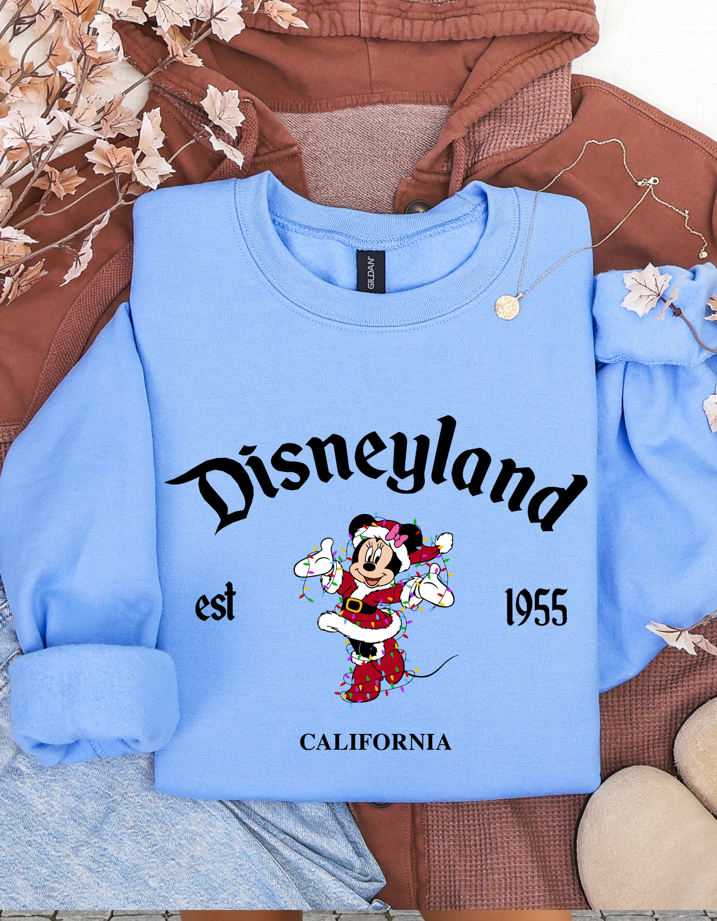 DL California Christmas Crewneck Sweater