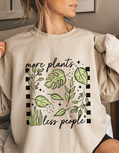 More Plants Less People Crewneck