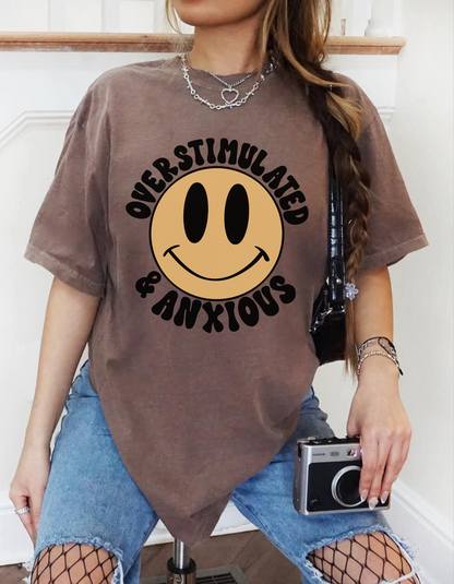 Overstimulated & Anxious Graphic Tee