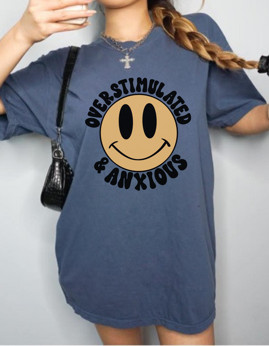 Overstimulated & Anxious Graphic Tee
