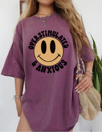 Overstimulated & Anxious Graphic Tee