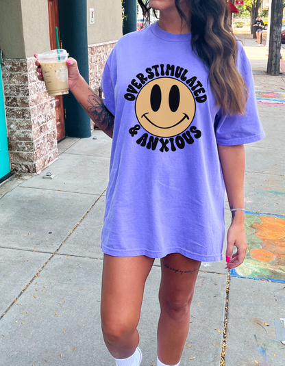 Overstimulated & Anxious Graphic Tee