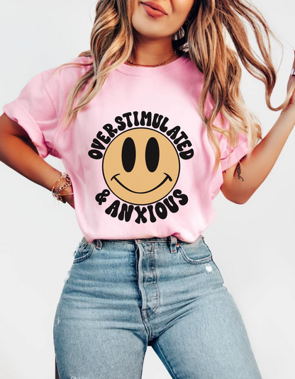 Overstimulated & Anxious Graphic Tee