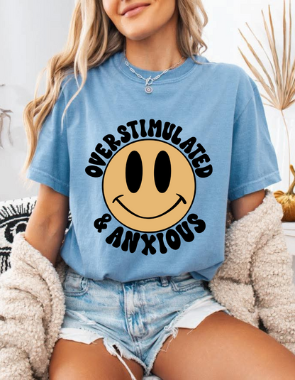 Overstimulated & Anxious Graphic Tee