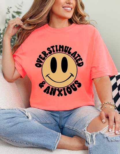 Overstimulated & Anxious Graphic Tee