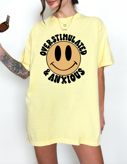 Overstimulated & Anxious Graphic Tee