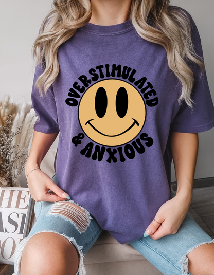 Overstimulated & Anxious Graphic Tee