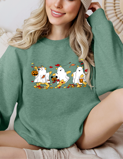 Vintage Halloween Pooh crewneck sweater