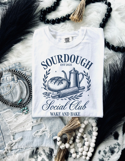 Sourdough social club graphic tees