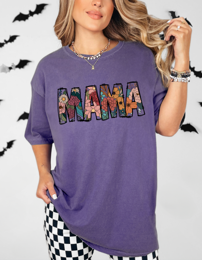 Floral mama tee