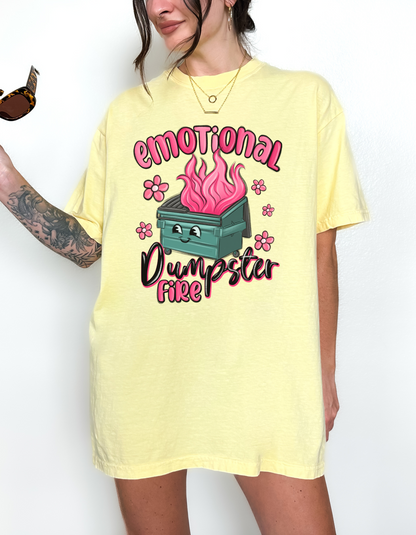 Emotional dumpster fire tshirt