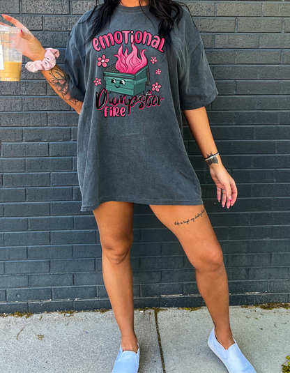 Emotional dumpster fire tshirt