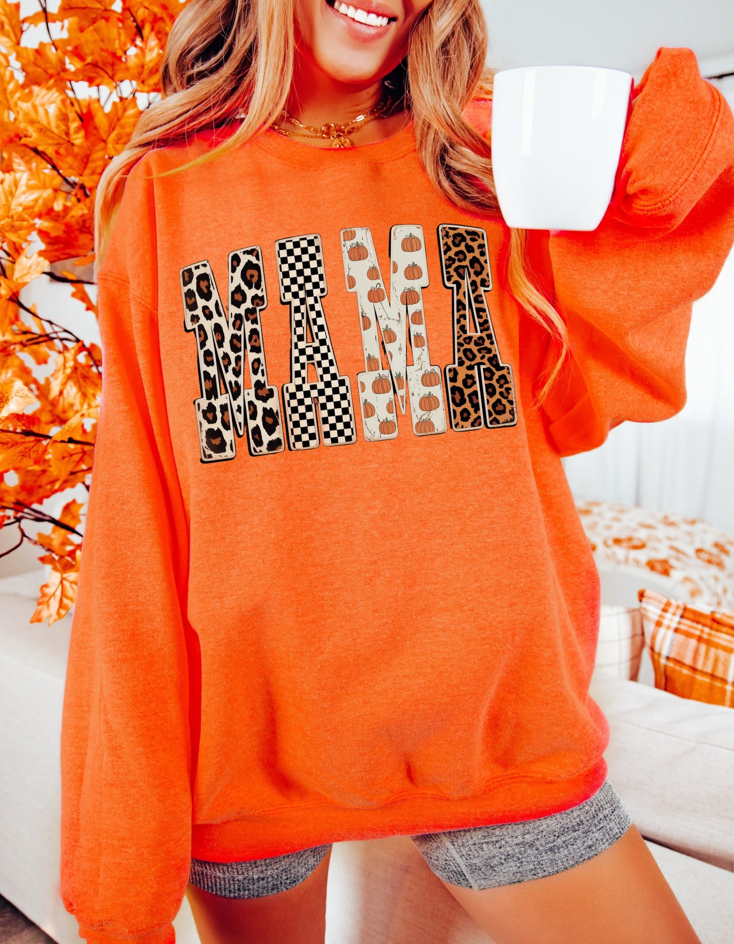 Autumn Mama Crewneck Sweater